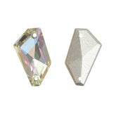 Luminous Green De-Art Shape High Quality Glass Sew-on Rhinestones WholesaleRhinestone